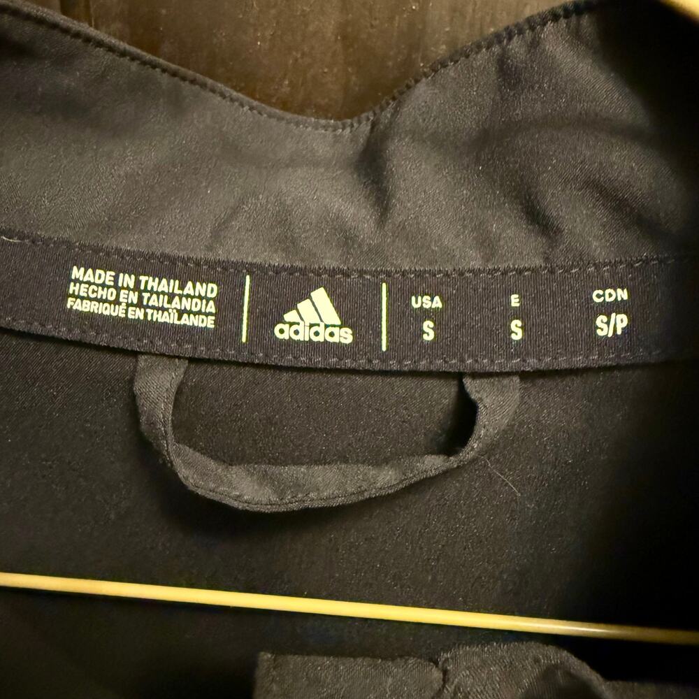 🎉HP! 🎉Adidas Climalite Black Long Sleeve Zip Mens Top (Size S) - Picture 5 of 8